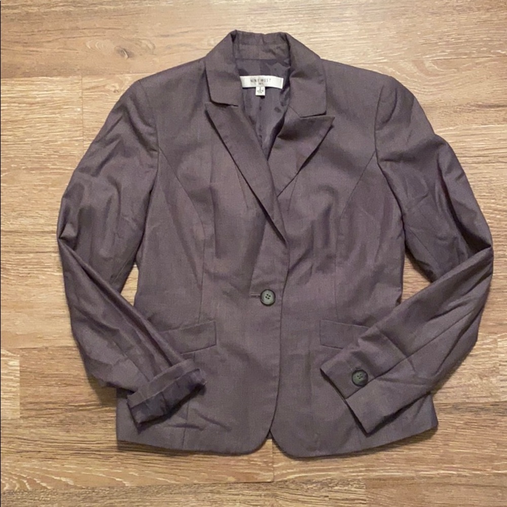 Nine West Gray Blazer